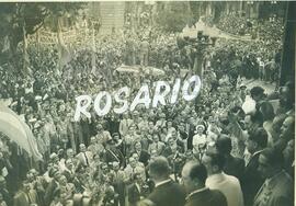 Juan Domingo Perón en actos multitudinarios