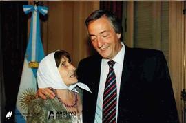 Madres con el presidente Kirchner 2005