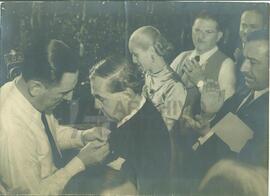 Juan Domingo Perón en actos multitudinarios