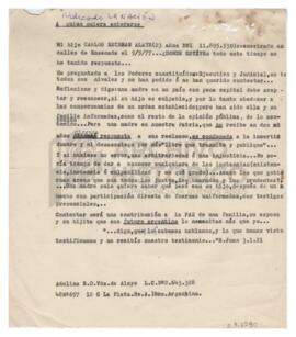 Texto de Adelina “A quien quiera enterarse”