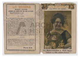 Revista teatral “La escena” Nº66, Año 11, octubre 2 de 1919