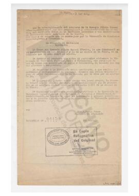 Copia de la Resolución Nº 05126, creación de la Escuela piloto Normal Técnico de La Plata , 1959