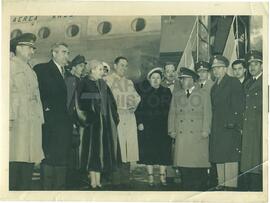 Juan Domingo Perón con Ministros extranjeros