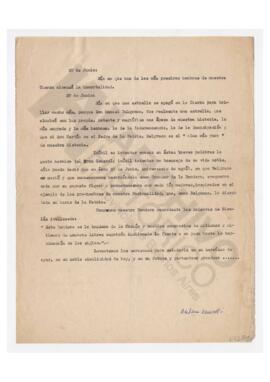 Discurso S/f. para el acto del día de la Bandera