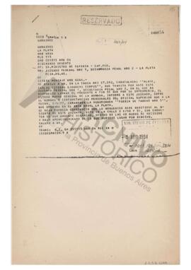 Solicitud de que el Estado Mayor General de la Armada informe al Juzgado Federal N1 el nombre y c...