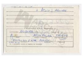 Papel con anotaciones de Adelina