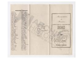 Programa invitación al concierto sinfónico del Teatro Lírico de Cámara y Orquesta Sinfónica del I...