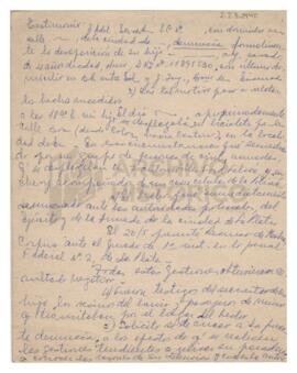 Manuscrito de Adelina