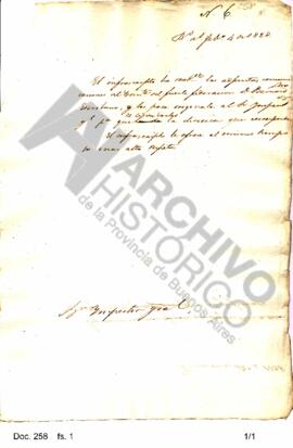 Borrador de un oficio de Rosas enviado al Inspector General adjuntándole comunicaciones de Escrib...