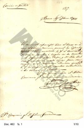 Rosas dirige al Comisario General Fabián Fernández tres relaciones suscritas por González; incluy...