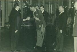 Juan Domingo Perón con Embajadores