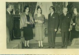 Eva Duarte de Perón con Presidentes, Embajadores y personalidades extranjeras