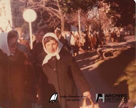 Entrega petitorio al Gobierno Provincial, Plaza San Martín 1981