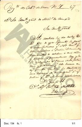 El coronel Estomba da cuenta de dos notas enviadas por Rosas relativas a la empresa encomendada. ...