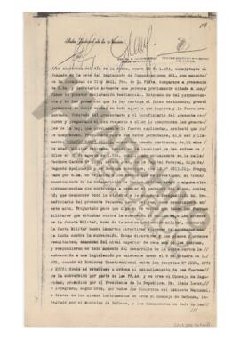 Declaración de Orlando Ramón Agosti, 1984