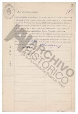 Rechazo al recurso de Habeas Corpus, Poder Judicial de la Nación. 1977