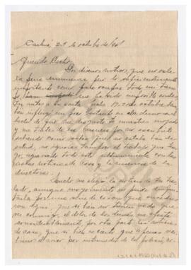 Carta enviada a Luis María Alaye por Adelina. 1951, Carhué.