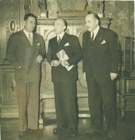 Juan Domingo Perón con Embajadores