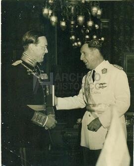 Juan Domingo Perón con Presidentes