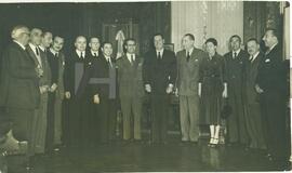 Juan Domingo Perón con legisladores