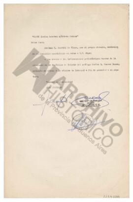 Pedido de Adelina al Juez solicitando que la Interpol detenga al Gral. Suárez Mason, que está en ...