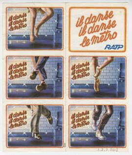 Folleto “Il danse le Metro” RATP