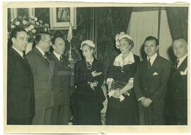 Eva Duarte de Perón con Presidentes, Embajadores y personalidades extranjeras