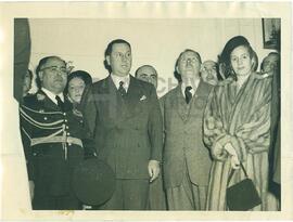 Juan Domingo Perón con Ministros extranjeros