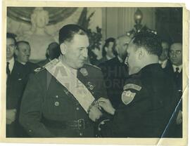 Juan Domingo Perón con Embajadores