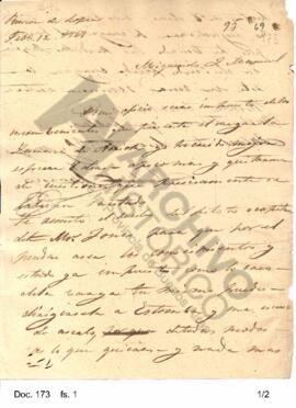 Carta de Gervasio Rosas a su hermano Juan Manuel refiriéndose a los documentos anteriores. 1828
