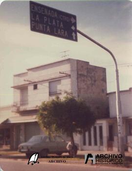 Ensenada, afiches pegados por Adelina 1984