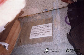 Monumento Plaza San Martín, colocación de placas 2004