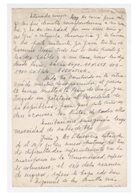 Carta escrita por Adelina. 1980