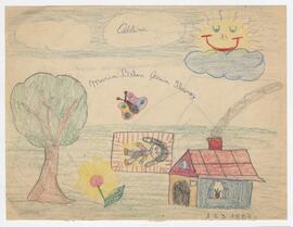 Dibujo para Adelina realizado por María Belén García Ibañez.