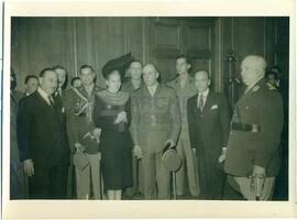 Eva Duarte de Perón con Presidentes, Embajadores y personalidades extranjeras