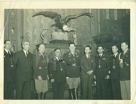 Juan Domingo Perón con Ministros extranjeros