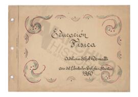 Carpeta de Educación física 1950.