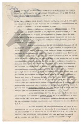 Recurso de Habeas Corpus con sello y firma, 1979