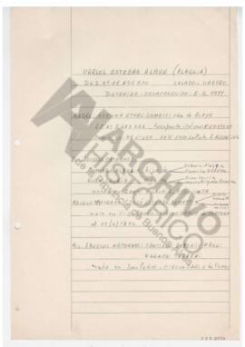 Manuscrito de Adelina sobre la madre, los abuelos y bisabuelos de Carlos