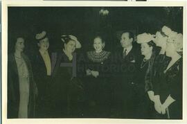 Eva Duarte de Perón con Presidentes, Embajadores y personalidades extranjeras
