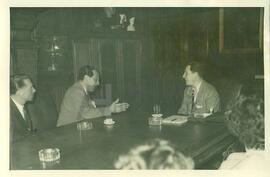 Juan Domingo Perón con Legisladores extranjeros