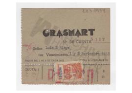Pago de cuota Orasmart. 1953