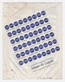 Sobre de papel del Museo del Louvre