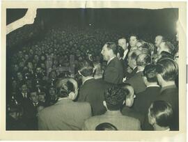Juan Domingo Perón en actos multitudinarios