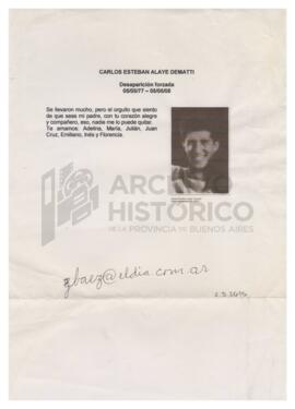 Recordatorio de Carlos, 2008