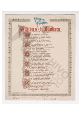 Oración a la Bandera.