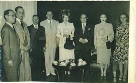 Juan Domingo Perón con Embajadores