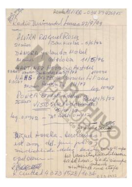 Manuscrito de Adelina