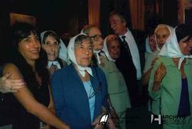 Madres con el presidente Kirchner 2005
