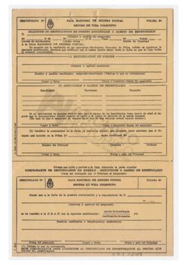 Formulario para solicitud de rectificación de Nombre, Institución o cambio de beneficiario de la ...